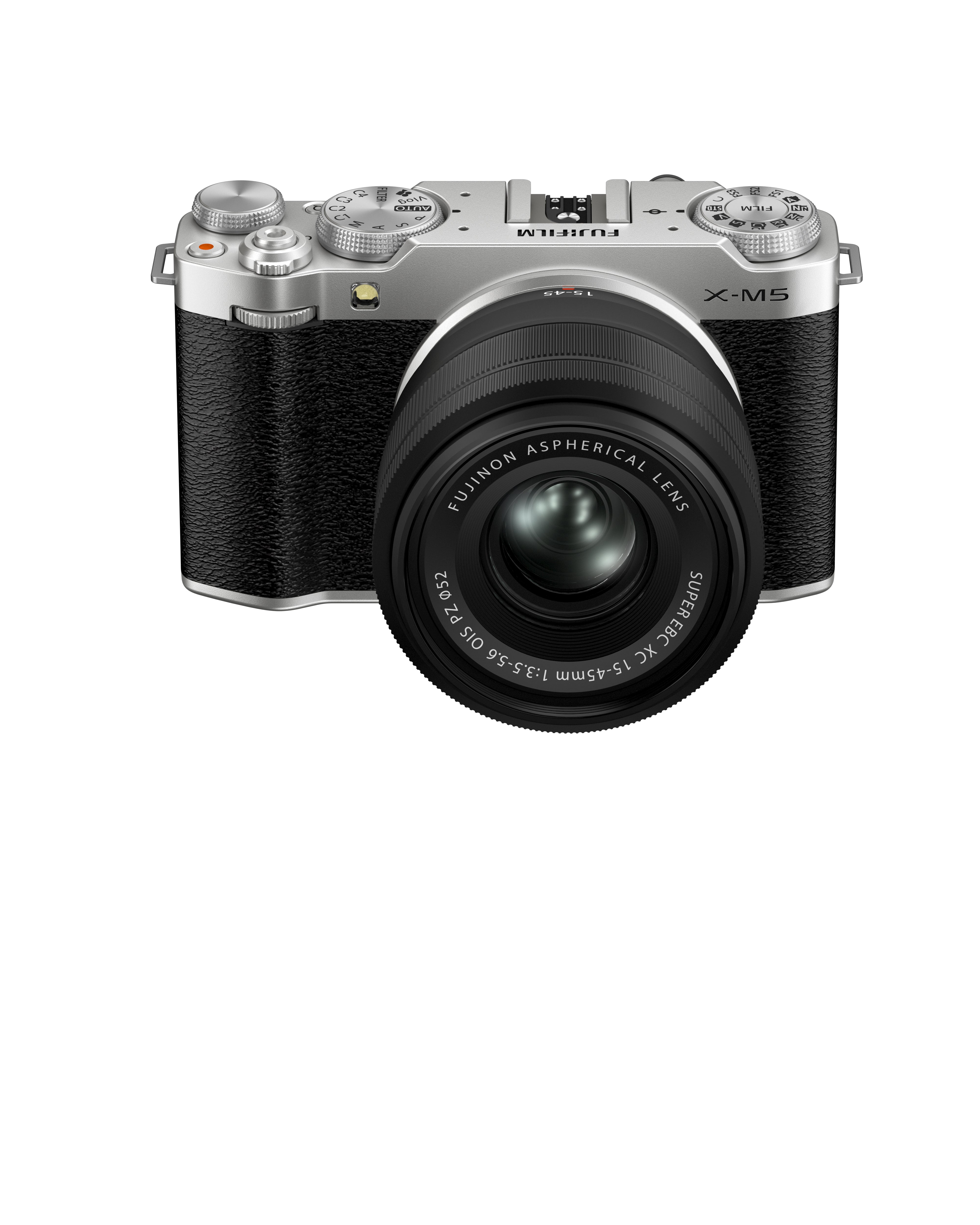 Fujifilm X-M5 with 15-45mm Kit Mirrorless Digital Camera Silver