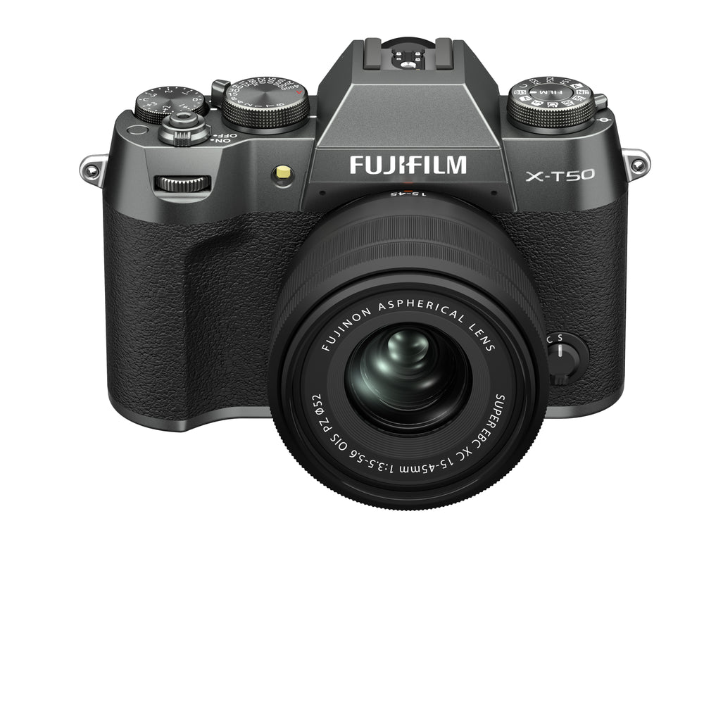 FujiFilm X-T50 w/ 15-45mm - Charcoal Compact System Camera