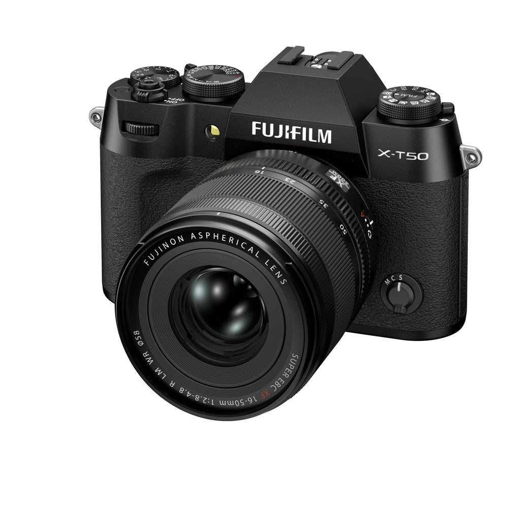 FujiFilm X-T50 w/ 16-50mm - Black Compact System Camera