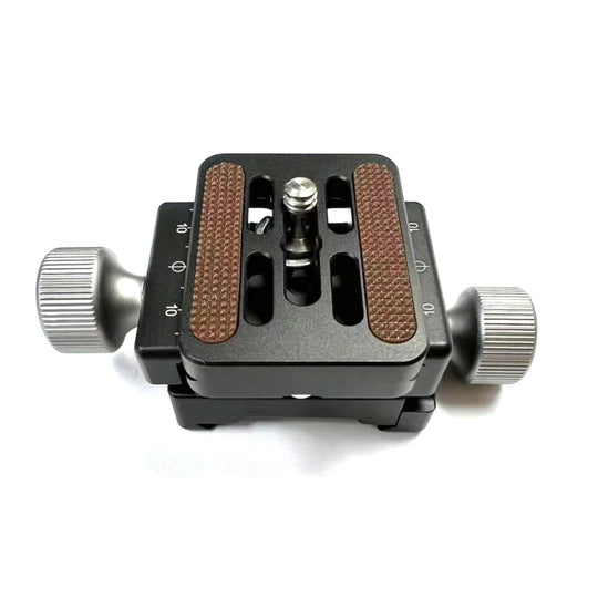 Leofoto DDC-38 38mm Bidirectional and Subtend Double Clamp with BPL-50N Plate