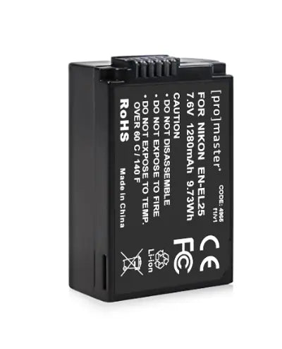 PM Nikon EN-EL25 Battery for Nikon Z30, Z50 and Z fc