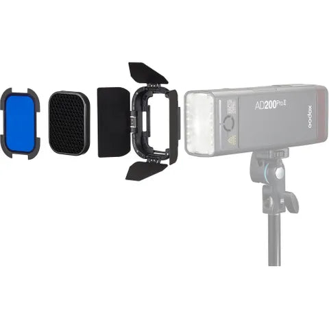 GODOX AD200  HONEYCOMB & FILTER SET FOR AD200PROII