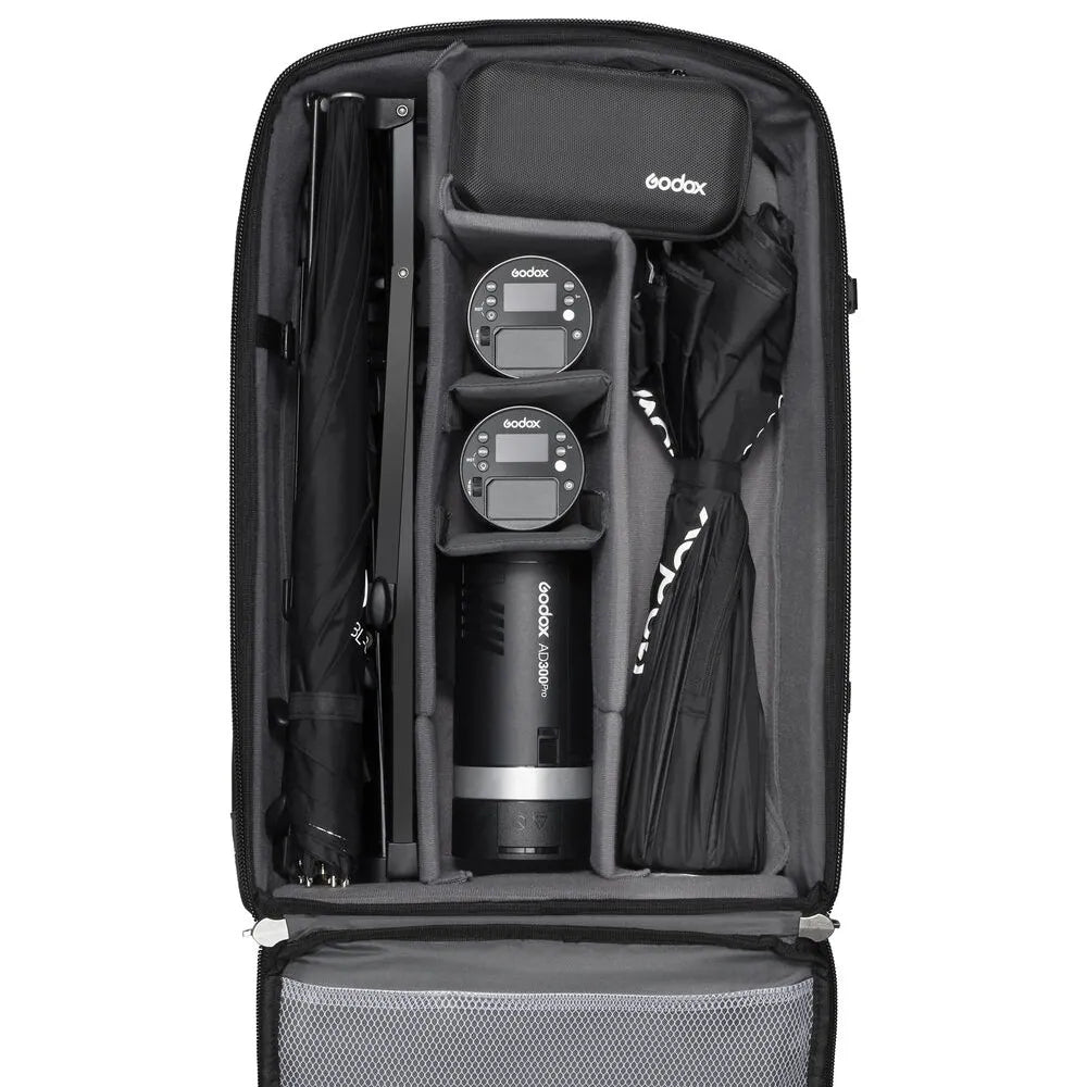 GODOX AD100/300 KIT INC UMB, SOFTBOX, ACC & BAG