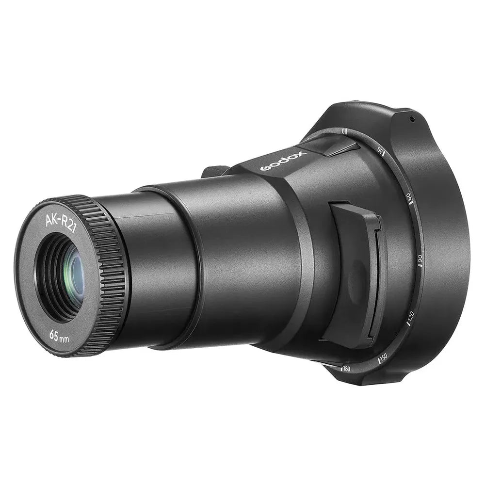GODOX AK-R21 PROJECTION ATTACHMENT KIT FOR ROUND FLASH HEADS. INC AK-S FULL SLIDE KIT