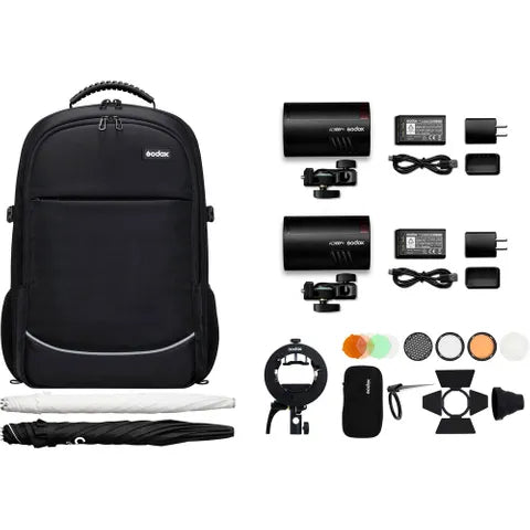GODOX AD100Pro 2 LIGHT FLASH KIT INC BAG