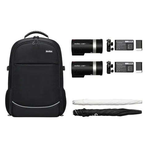 GODOX AD300Pro TWO HEAD UMB KIT WITH CARRY BAG