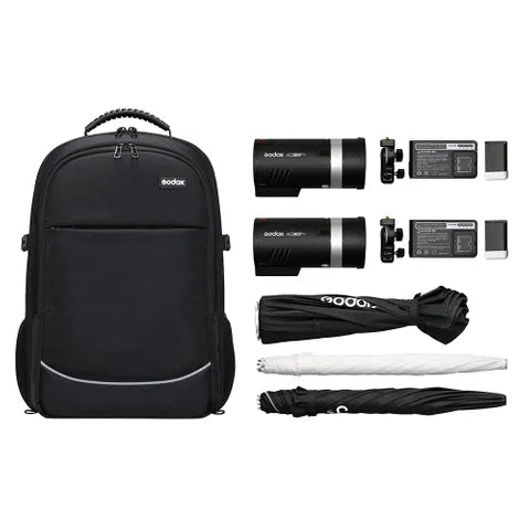 GODOX AD300Pro TWO HEAD UMB/SB KIT WITH CARRY BAG