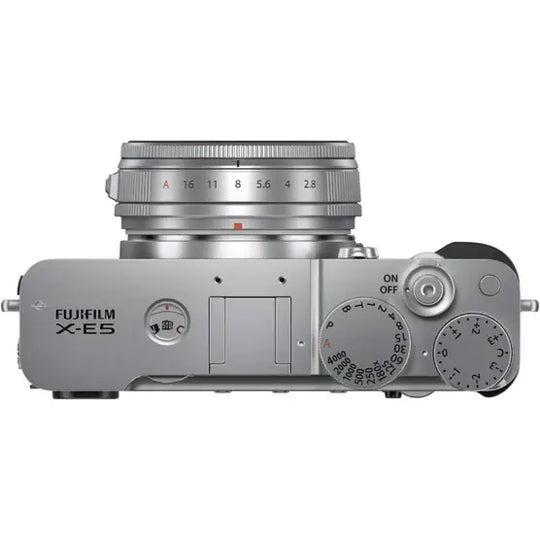 FujiFilm X-E5 Silver w/ XF 23mm f/2.8 R LM WR Lens Compact System Camera