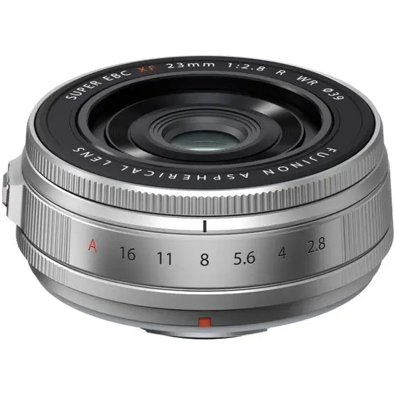 FujiFilm X-E5 Silver w/ XF 23mm f/2.8 R LM WR Lens Compact System Camera