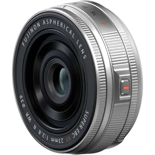 FujiFilm X-E5 Silver w/ XF 23mm f/2.8 R LM WR Lens Compact System Camera