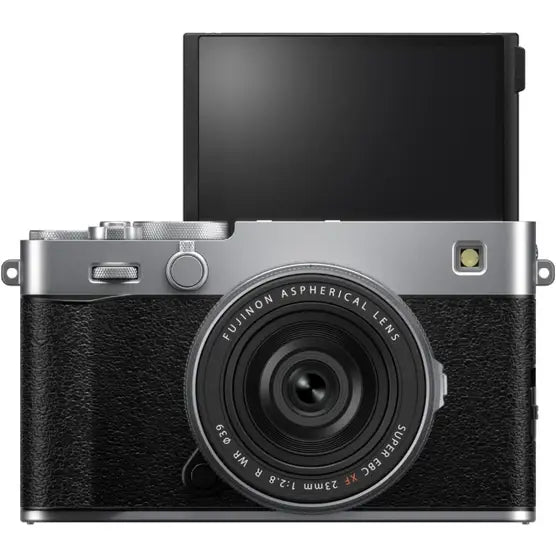 FujiFilm X-E5 Silver w/ XF 23mm f/2.8 R LM WR Lens Compact System Camera