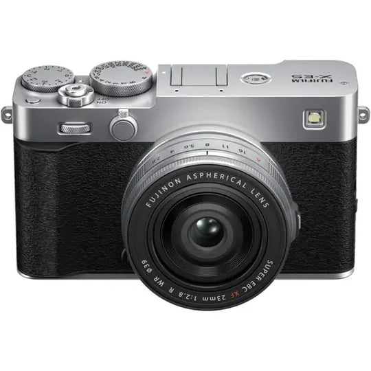 FujiFilm X-E5 Silver w/ XF 23mm f/2.8 R LM WR Lens Compact System Camera