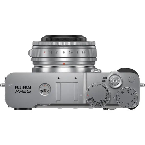 FujiFilm X-E5 Silver w/ XF 23mm f/2.8 R LM WR Lens Compact System Camera
