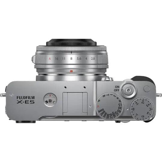 FujiFilm X-E5 Silver w/ XF 23mm f/2.8 R LM WR Lens Compact System Camera