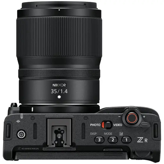Nikon ZR w/ Nikkor Z 35mm f/1.4 Lens Full Frame Cinema Camera