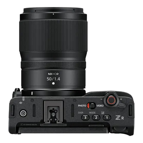 Nikon ZR w/ Nikkor Z 50mm f/1.4 Lens Full Frame Cinema Camera