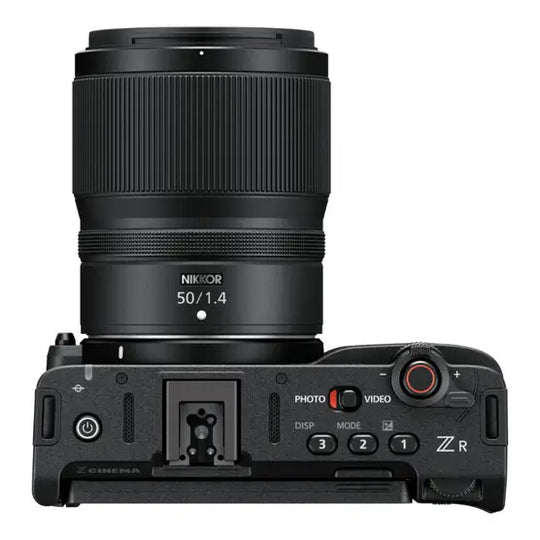 Nikon ZR w/ Nikkor Z 50mm f/1.4 Lens Full Frame Cinema Camera