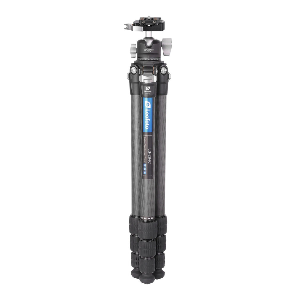 Leofoto LS-284C Ranger Series 4 Section Carbon Fibre Tripod with LH-30LR (Lever Release) Ball Head