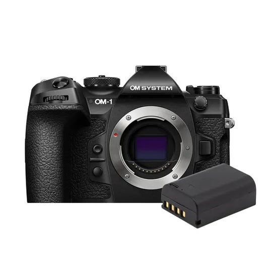 OM SYSTEM OM-1 Mark II Black Body Only w/Bonus PM BLX-1 Battery