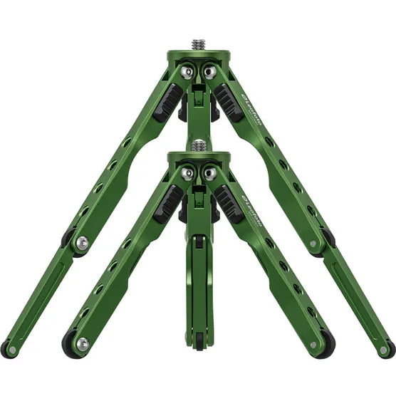 Leofoto MT-03 Mini Table Top 2 Section Tripod with MBH-20 Ball Head – Green