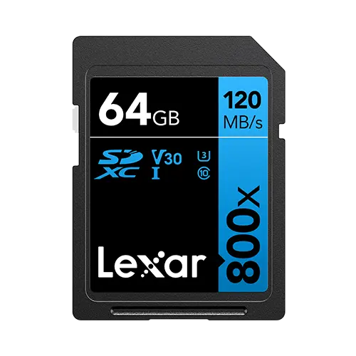 Lexar Professional 800x SDXC V10 UHS-I Memory Card
