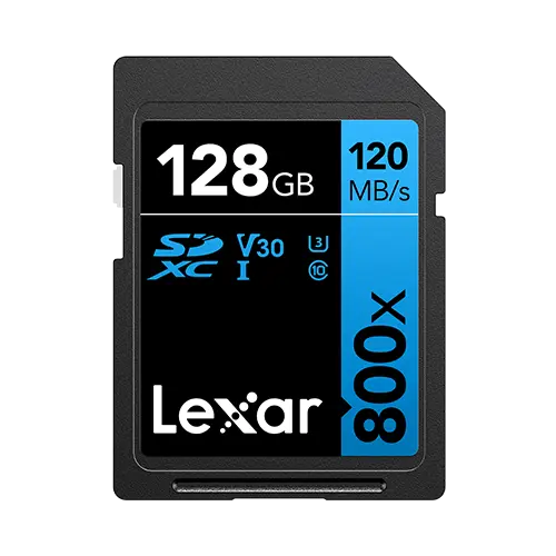 Lexar Professional 800x SDXC V10 UHS-I Memory Card