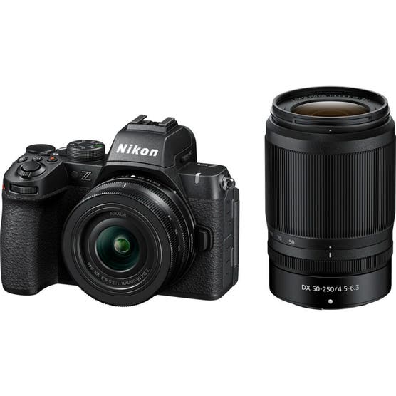 Nikon Z50 II Body w/Nikkor Z DX 16-50mm & Z DX 50-250mm Lens Mirrorless Camera