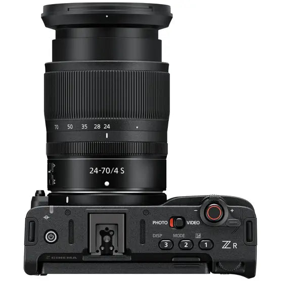 Nikon ZR w/ Nikkor Z 24-70mm f/4 S Lens Full Frame Cinema Camera