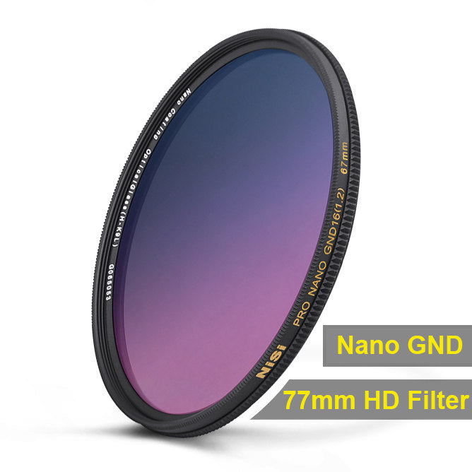 NiSi 82mm Nano Coating Graduated Neutral Density Filter GND16 1.2