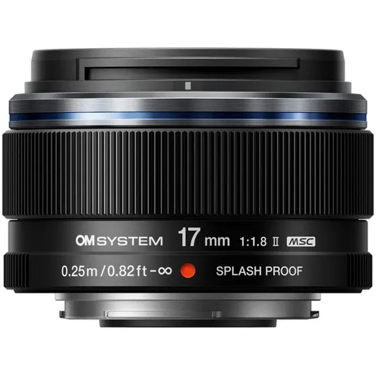 OM SYSTEM M.Zuiko Digital 17mm f/1.8 II Lens Black