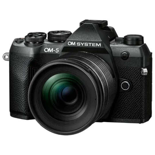 OM System OM-5 Mark II Black Body w/ 12-45mm f/4 Pro Lens Compact System Camera