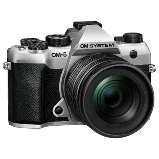 OM System OM-5 Mark II Silver Body w/ 12-45mm f/4 Pro Lens Compact System Camera