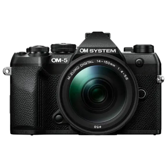 OM System OM-5 Mark II Black Body w/14-150mm f/4.0-5.6 Mark II Lens Compact System Camera