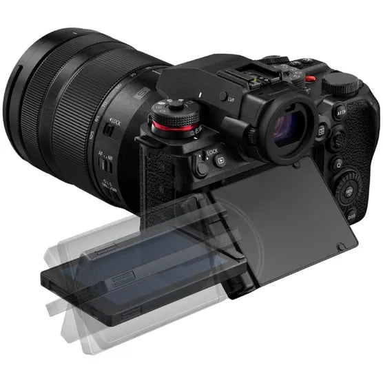 Panasonic Lumix S1IIE Body w/ Lumix S R24-105mm f/4 Macro IOS Lens Compact System Camera