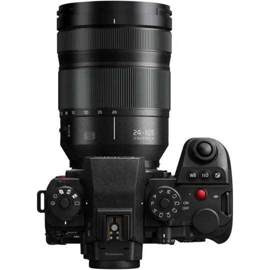 Panasonic Lumix S1II Body w/ Lumix S 24-105mm f/4 Macro OIS Lens Compact System Camera