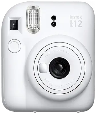 FujiFilm Instax Mini 12 Instant Camera Clay White