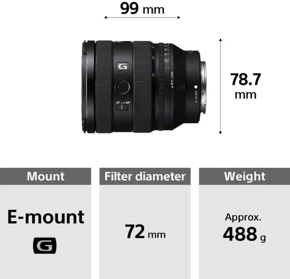 Sony 20-70mm f/4 G Lens