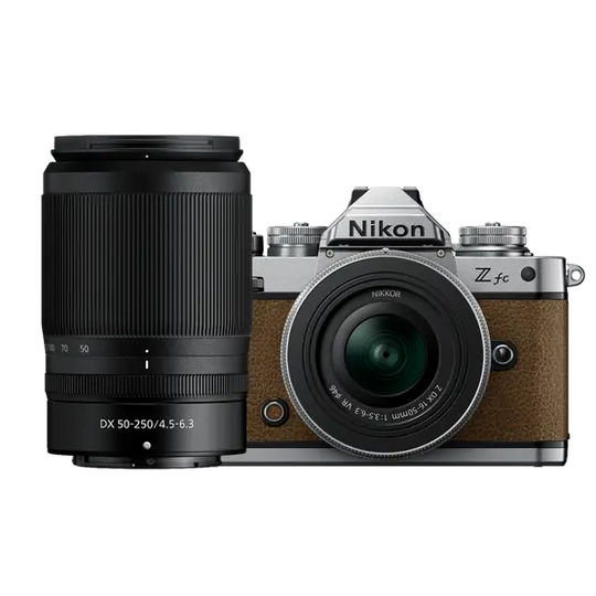 Z fc Body + Nikkor Z 16-50mm VR + Z 50-250mm VR Lens
