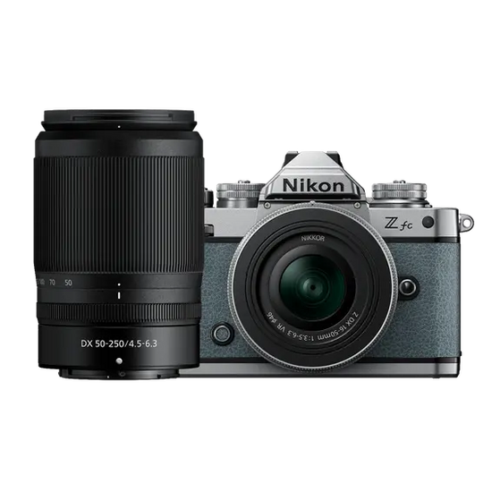 Z fc Body + Nikkor Z 16-50mm VR + Z 50-250mm VR Lens