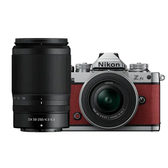 Z fc Body + Nikkor Z 16-50mm VR + Z 50-250mm VR Lens
