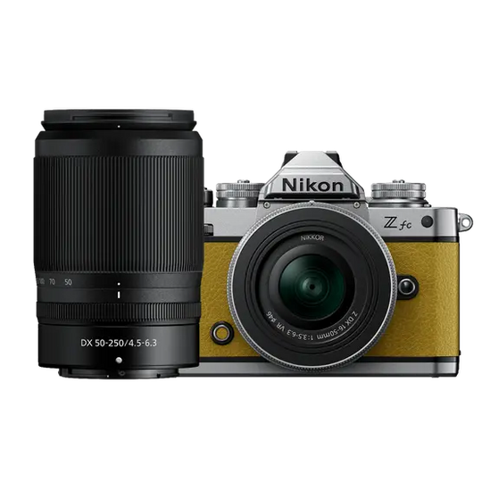 Z fc Body + Nikkor Z 16-50mm VR + Z 50-250mm VR Lens