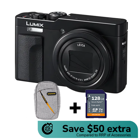 Panasonic LUMIX TZ99 - 30x Zoom 4K USB-C WIFI - Black