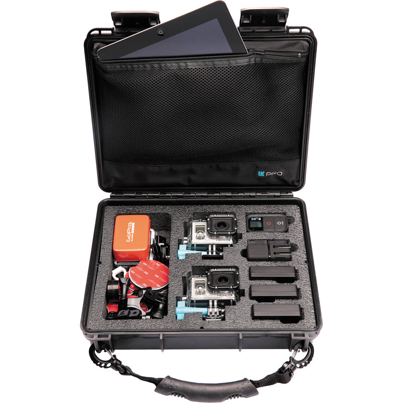 UK Pro Pov40 Multi-Cam hardcase with handle black