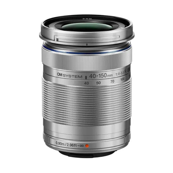 OM System 40-150mm f/4.0-5.6mm R Silver Telephoto Lens