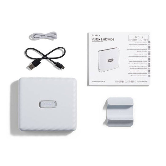 Fujifilm Instax Link WIDE Instant Printer - Ash White