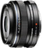 Olympus M.Zuiko 17mm f/1.8 Black Wide Angle Lens