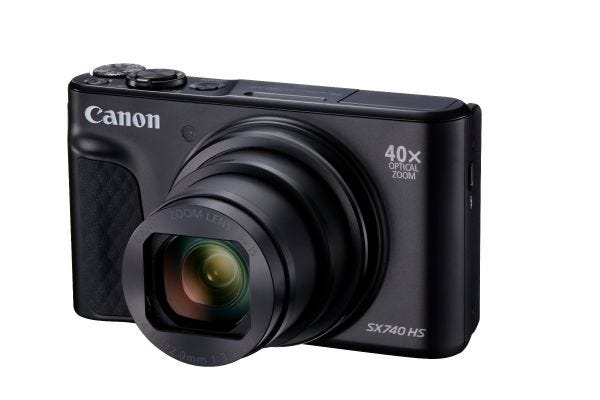Canon Powershot SX740HS Black Digital Compact Camera