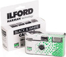 Ilford HP5 Plus 400 ISO 35mm Single Use Camera 27 Exposure Black & White Film