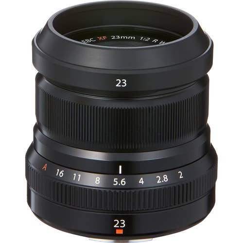 Fujifilm XF 23mm f/2 R WR Black Lens