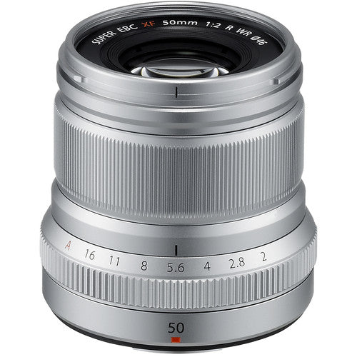 FujiFilm X Lens XF50mm f/2 R WR Silver Lens